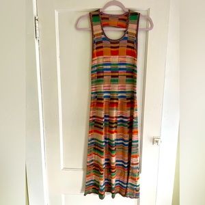 Colorblock sweater dress